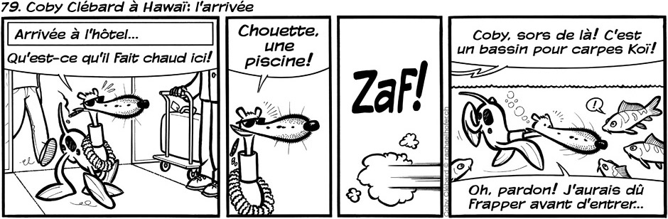 79. Coby Clébard à Hawaï: l'arrivée