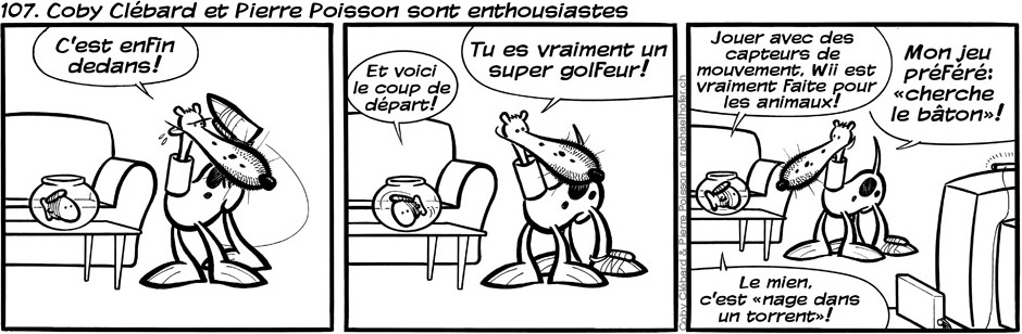 107. Coby Clébard et Pierre Poisson sont enthousiastes