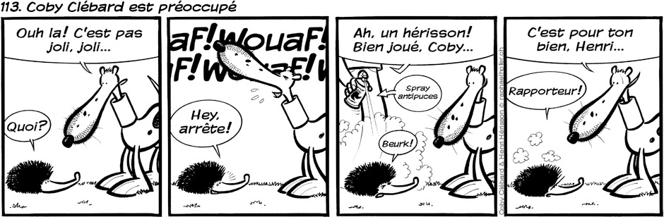 113. Coby Clébard est préoccupé