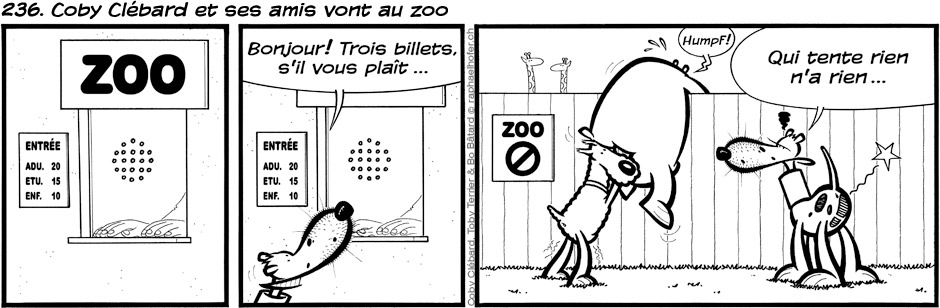236. Coby Clébard et ses amis vont au zoo