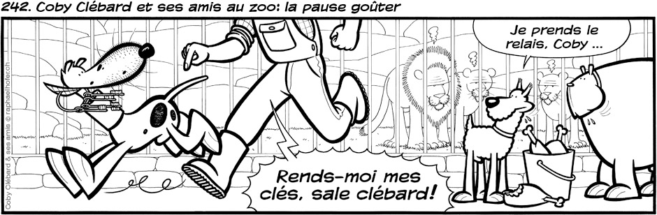242. Coby Clébard et ses amis au zoo: la pause goûter