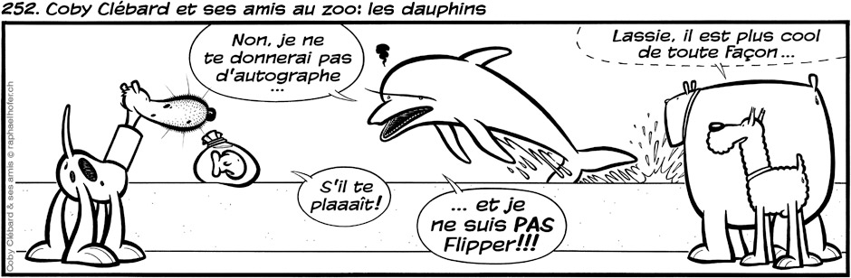 252. Coby Clébard et ses amis au zoo: les dauphins