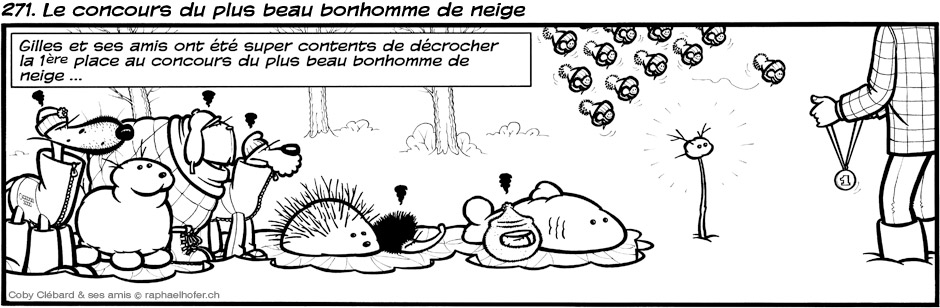 271. Le concours du plus beau bonhomme de neige