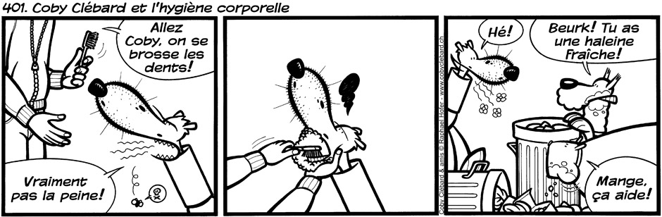 401. Coby Clébard et l'hygiène corporelle
