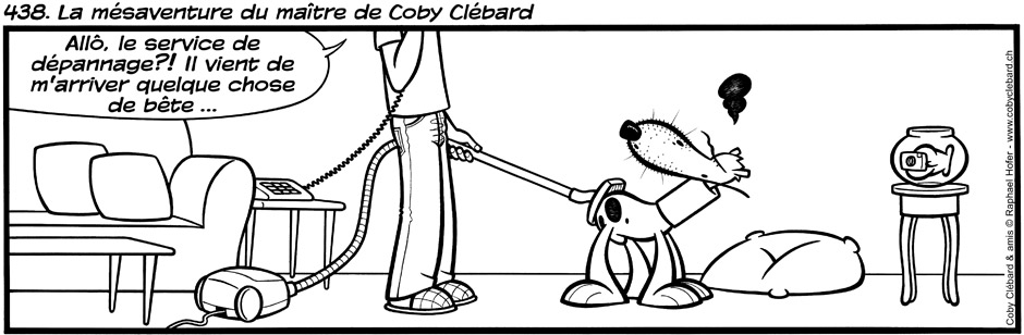 438. La mésaventure du maître de Coby Clébard