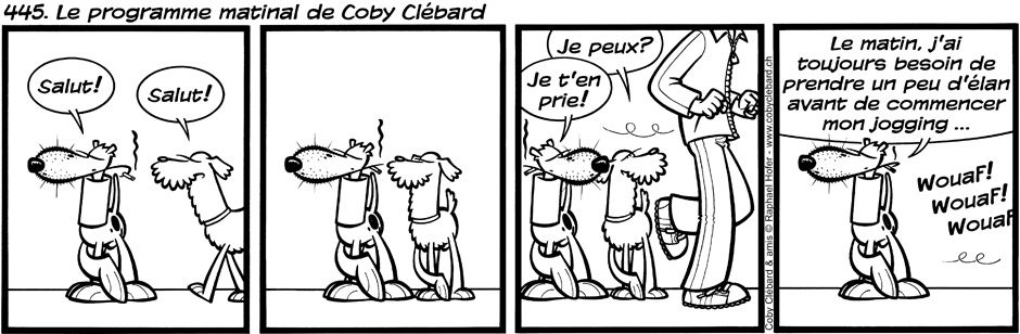 445. Le programme matinal de Coby Clébard